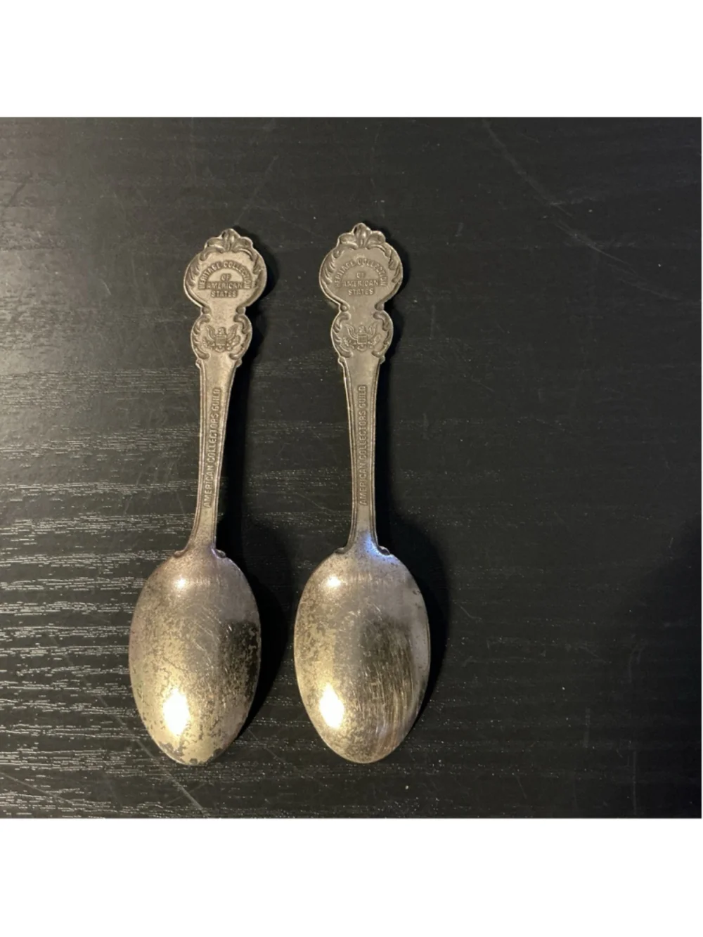 Vintage Lot Of 48 American Collectors Guild Heritage US State Souvenir Spoons